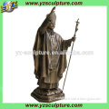 bronze pope roman statue for outdoor decoration